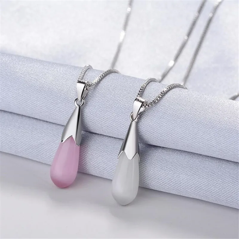 

2018 Fashion Jewelry Pendant Wholesale Hot Sale Moonstone Pendant Opal Water Droplet Drop Shipping Without Necklace Chain