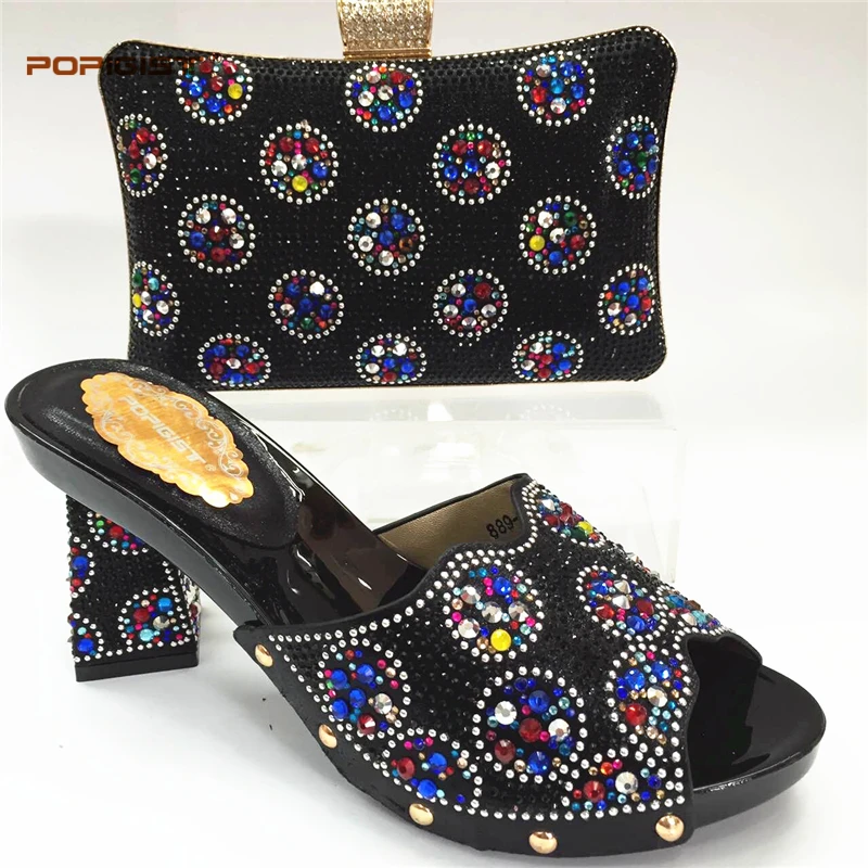 Royal Blue Italian Ladies Shoes and Bags To Match Set Wedding Shoe Bag Sets Nigerian Women | Обувь