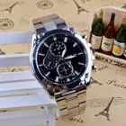 Роскошные модные изысканные Мужские кварцевые часы Gemixi 2020 с ремешком из нержавеющей стали