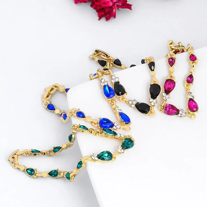 H:HYDE модные украшения 1 шт. золотой цвет CZ австрийский кристалл элегантный милый