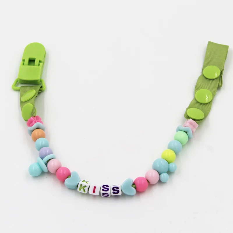 Baby Pacifier Clip Chain New Boys Girls Clips Newborn Dummy Holder Nipple Feeding W0002 | Мать и ребенок
