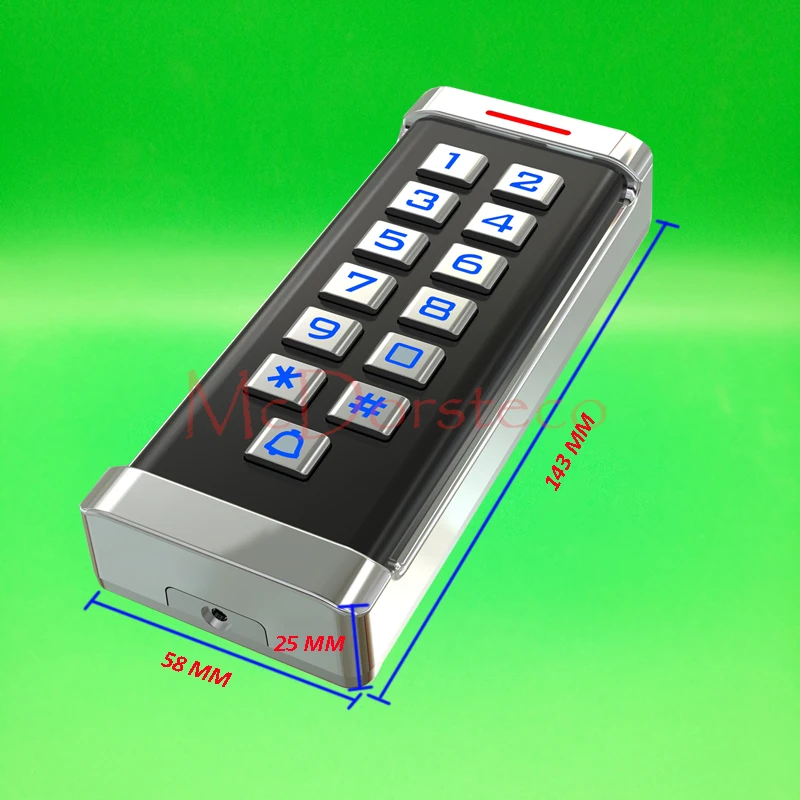 12V 24V водонепроницаемый 125khz БЕСКОНТАКТНЫЙ контроль доступа с картой EM rfid система