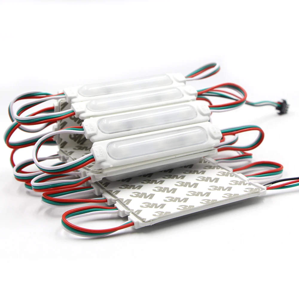 20 шт. светодиодный модуль WS2811 3LED 12В LED садовый свет 5050 SMD RGB Водонепроницаемый