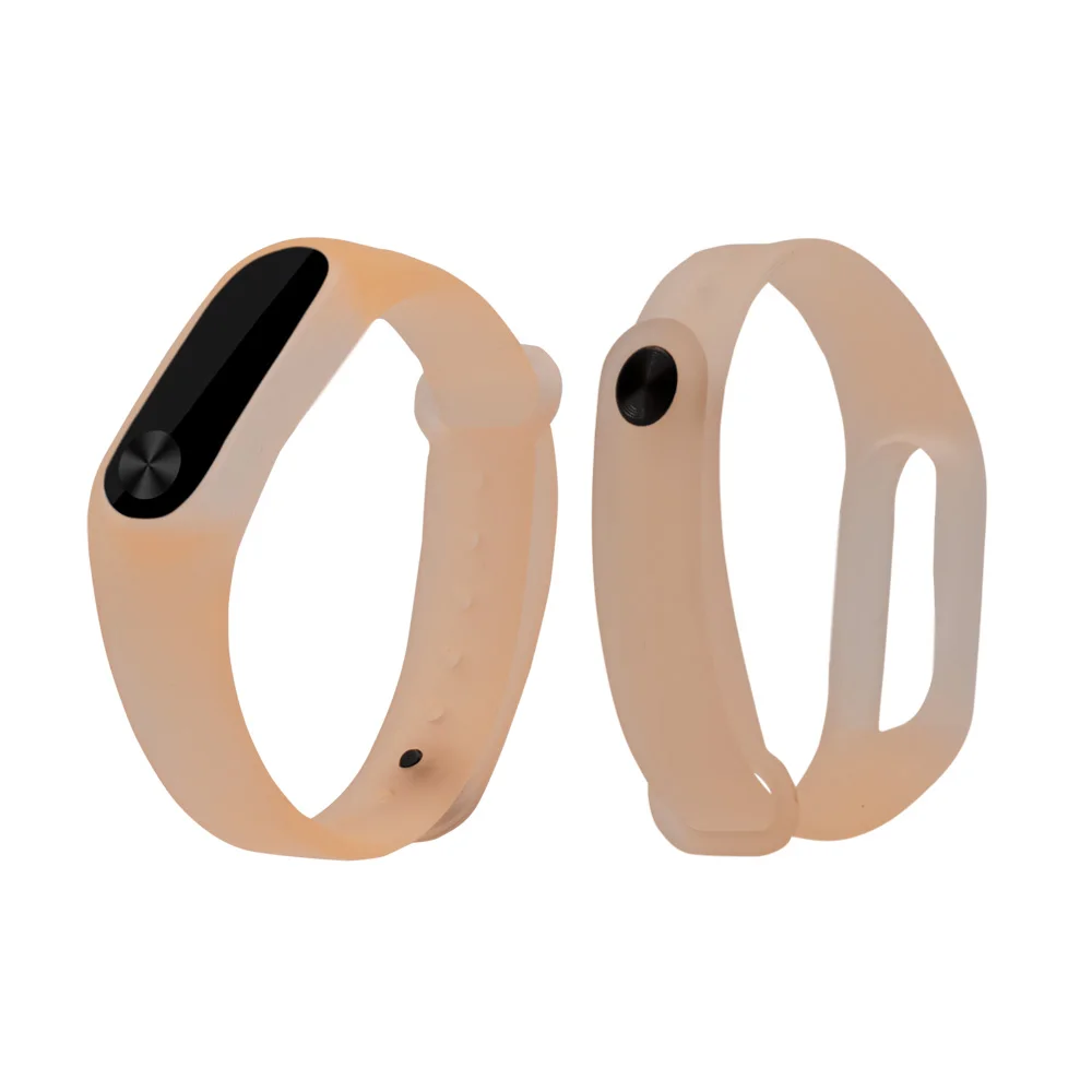 Прозрачный ремешок для mi Band 2 3, браслет, спортивные Смарт-часы, силиконовый ремешок на запястье для Xiaomi mi Band 2, браслет