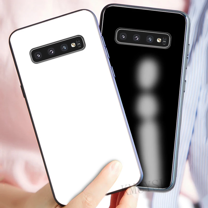 Закаленное Стекло Жесткий для задней панели чехол КРЫШКА ДЛЯ samsung Galaxy S10 S10E A6 A7 A8 плюс A9 A10 A30 A40 A70 A50 M10 M20 M30 крышка