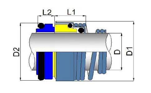 MR3 10 мм Механическое уплотнение SIC/VITON|Затворы| |
