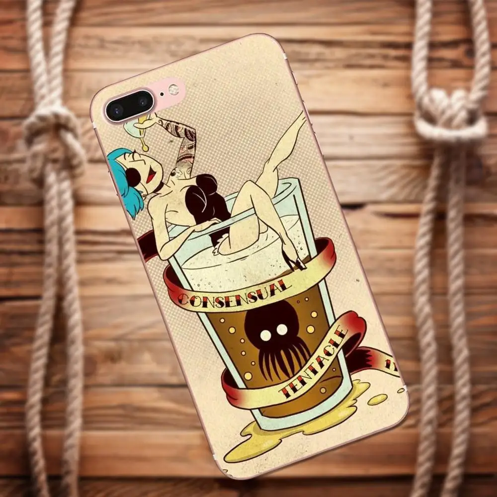 Vvcqod мягкий чехол для мобильного телефона Iphone 4 4s 5 5C 5S SE 6 S 7 8 Plus X Moto G G2 G3 моряк