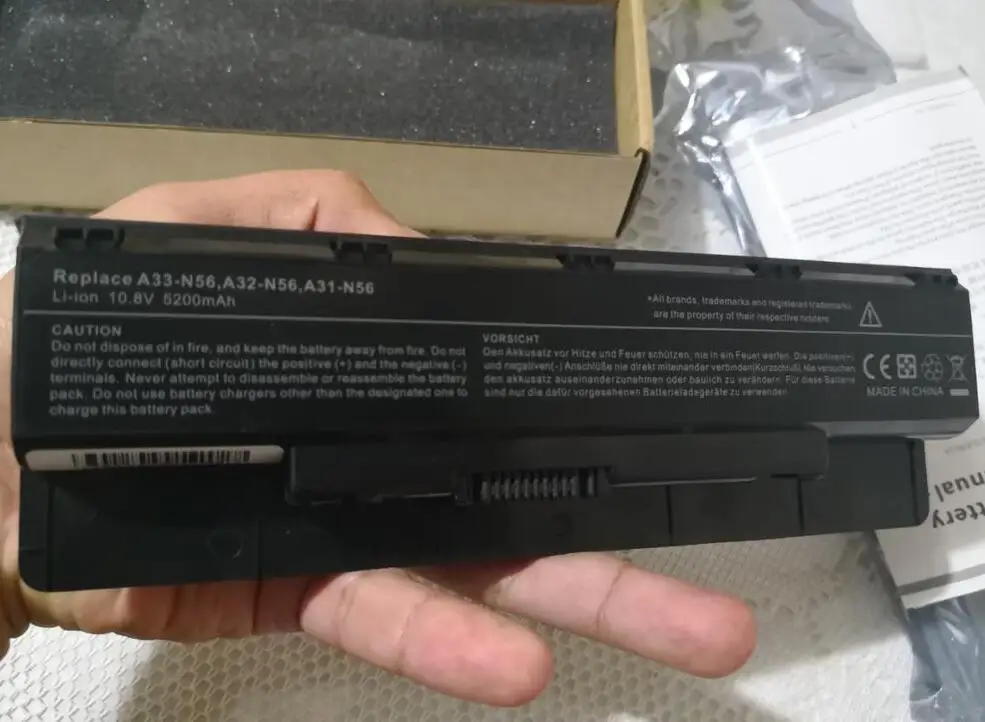 HSW 5200 мАч A31 N56 A32 A33 Аккумулятор для ноутбука Asus ROG G56J G56 N46 N46V N46VM N56DY N56JN N56VB N56VV