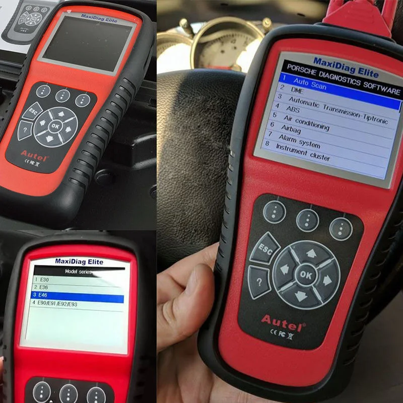 AUTEL MaxiDiag Elite MD802 Все системы диагностический инструмент OBD2 сканер автомобильные