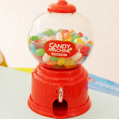 

color candy dispenser Money Box Plastic Round Yummy Twist candy machine mini small gift candy machine piggy bank candy machine