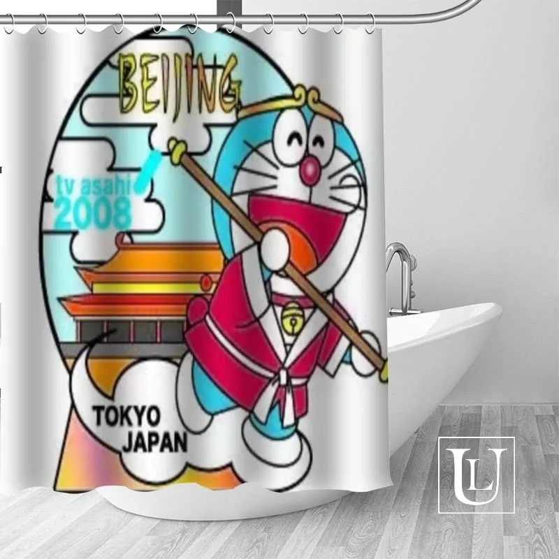 Горячее предложение Экологичные Doraemon душ Шторы пользовательские Ванная комната Шторы современный полиэстер ткань толщиной Водонепроницаемый плесени - Цвет: 11 Shower Curtain