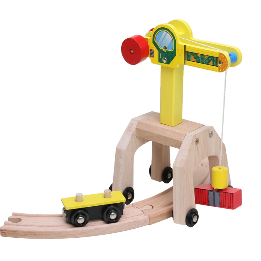 Набор деревянных треков для поезда Friends аксессуары рабочего крана грузовика
