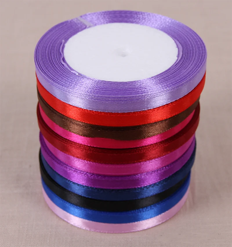 Лента из полиэстера ширина 0 6 см 25 ярдов/22 метра|25 yard|ribbon diypolyester ribbon |