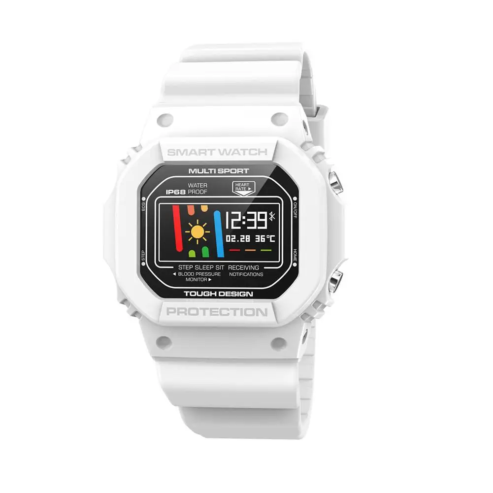 X12 ЭКГ + PPG Спорт Здоровье Водонепроницаемый Bluetooth Смарт часы Пульс мониторинг