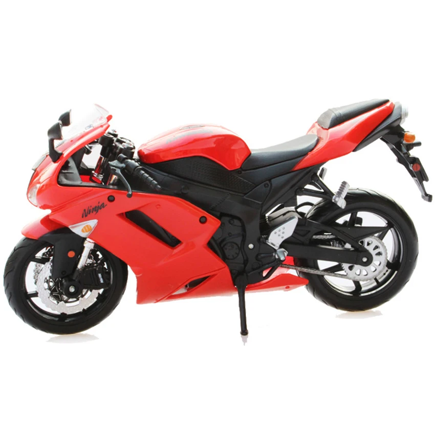Модель мотоцикла 1:12 Kawasaki ZX 6 гоночного автомобиля из сплава Forcecontrol коллекция