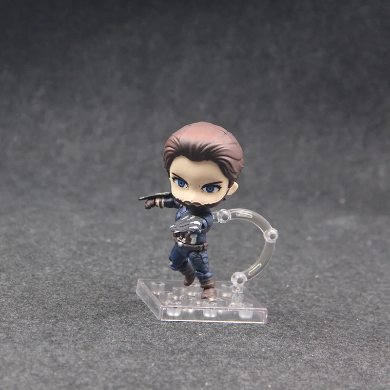 Marvel Мстители: война бесконечности Nendoroid 923 Капитан Америка милый кавайный супер герой 10 см фигурка игрушки