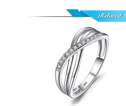 Jewelrypalace бесконечность любви серьги стерлингового серебра 925 Свадебные украшения подарок на день рождения для подруги тонкой моды подарок