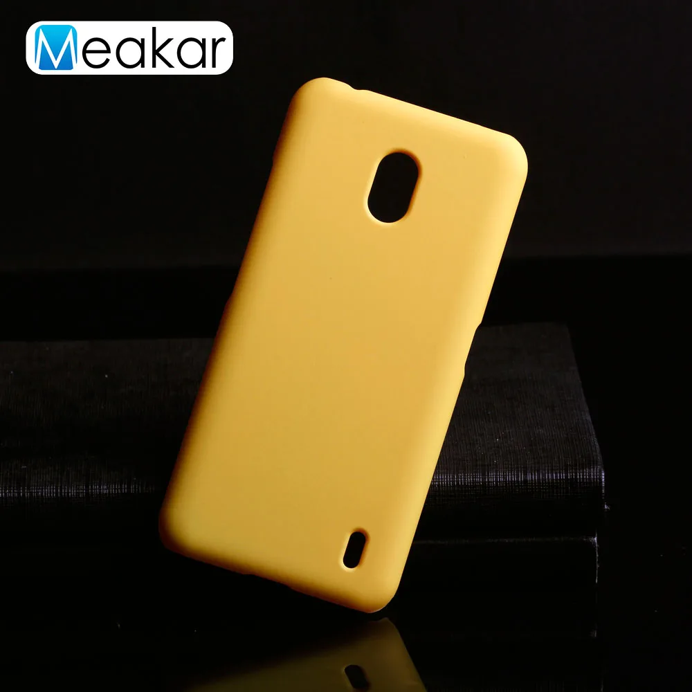Матовая Пластик Coque 5.71For Nokia 2,2 чехол для Nokia 2,2 Nokia2.2 телефона чехол-лента на заднюю панель - Цвет: Yellow