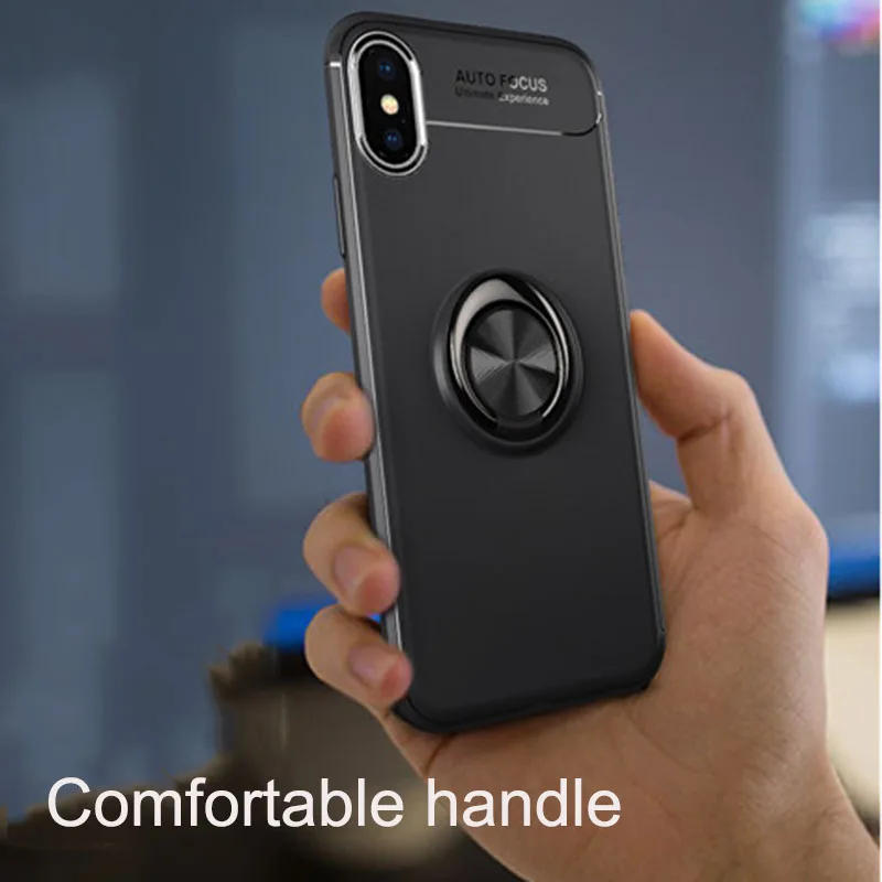 Чехол для iPhone 11Pro 7 8 plus мягкий ТПУ чехол X XS MAX 6s автомобильный Магнитный с