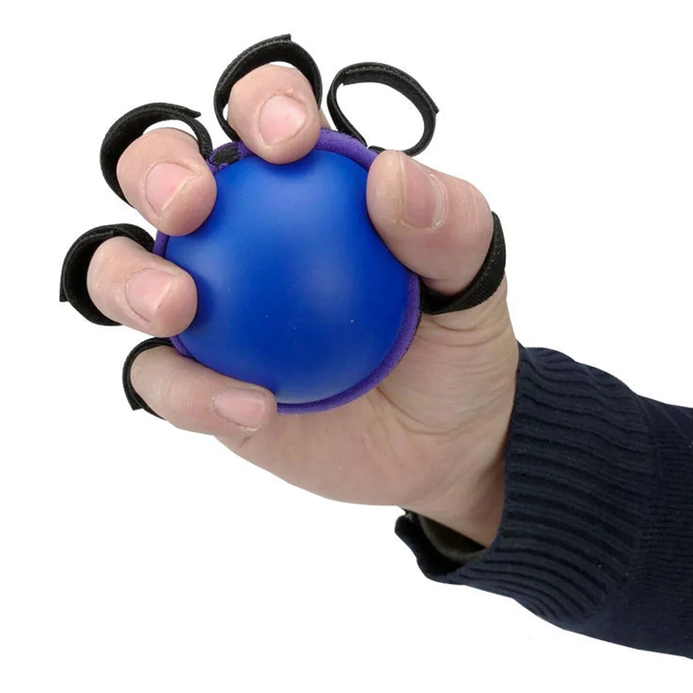 Muscle Power Ball Finger Gripping Equipment Rubber Rehabilitation Exercise Practice Training Fitness Hand Grip | Спорт и развлечения