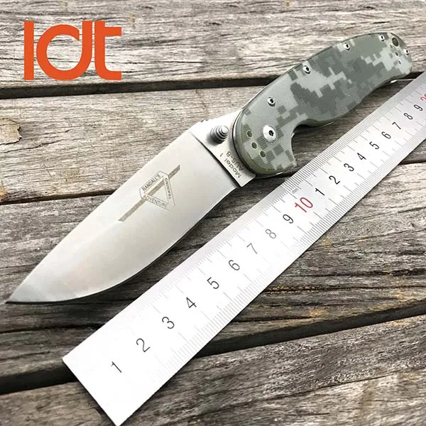 Camo Handle LDT RAT Модель 1 складной нож AUS-8 лезвие G10 ручка тактические ножи для отдыха на природе карманный нож для выживания Инструменты для повседневного использования - Цвет: Camo Handle