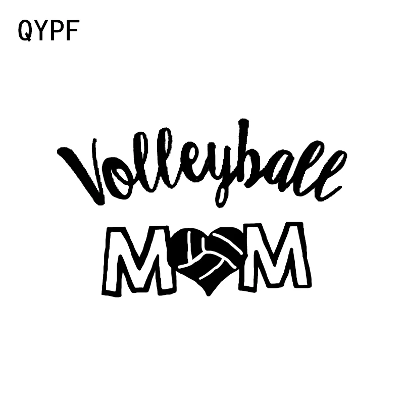 QYPF 13 6*8 4 см Модный волейбол мама спортивный декор виниловый автомобиль стикер на