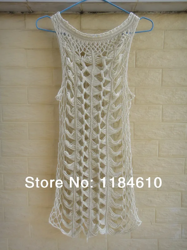 Bohemian Handmade Crochet Beach Dress 