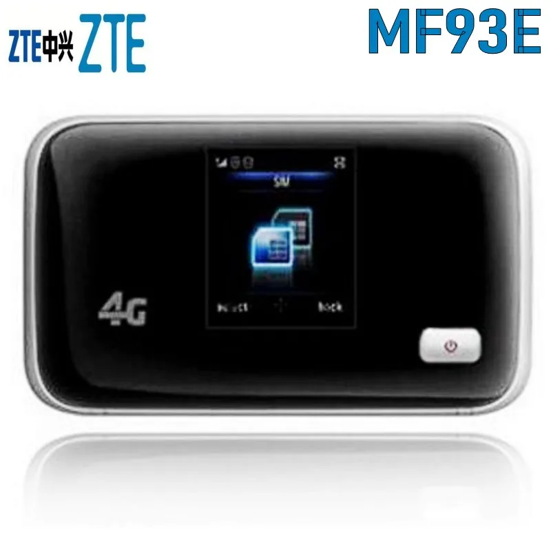 Original Unlock 100Mbps ZTE MF93E 4G LTE Pocket Wi Fi Router Support LTE FDD And TDD