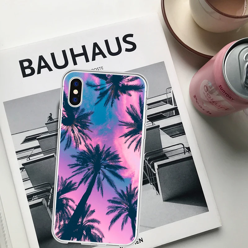 Чехол для iPhone 6 6S X XR MAX 8 7 5 Plus с цветочным рисунком|Бамперы| |