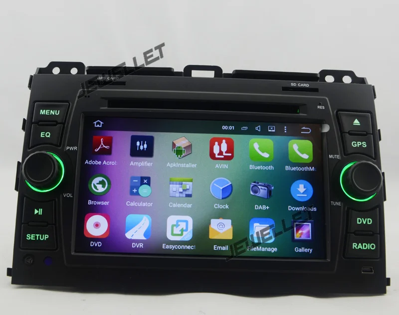 Восьмиядерный ips экран Android 9 0 автомобильный DVD gps радио навигация для Toyota Prado Lexus GX