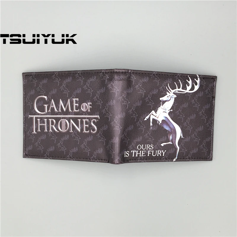 Розничная продажа Горячая Игра престолов бумажник кошелек для денег Клип