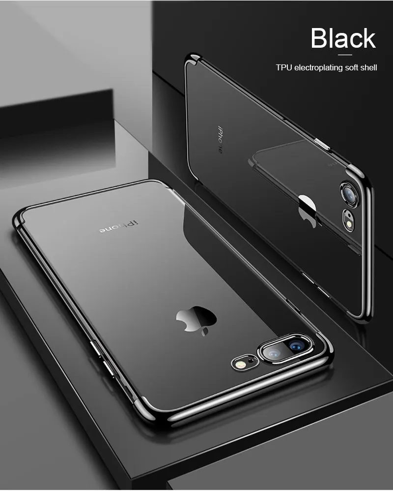 Прозрачный мягкий чехол с цветным покрытием для iPhone 12 mini 12pro 11 Pro Max Ультратонкий XR
