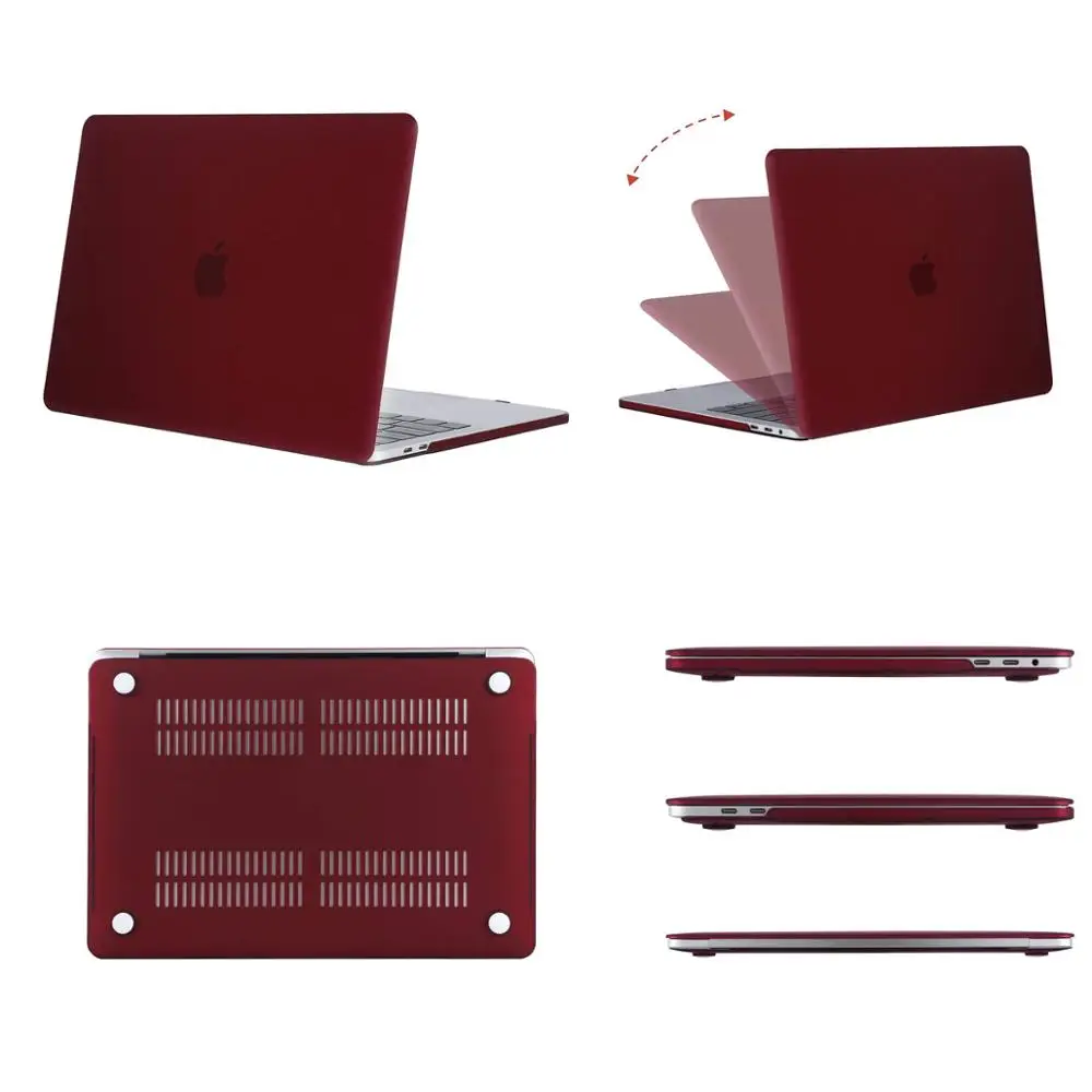 Чехол MOSISO для ноутбука Macbook Pro 13 A1706 A2159 A1708 A1502 Матовый Прозрачный чехол Mac Air