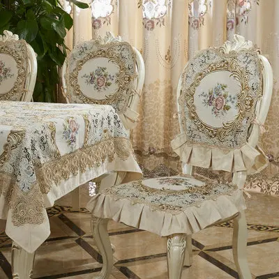 Europe table cloth rectangular christmas tablecloth big size table cloth decoration wedding table covers - Цвет: White