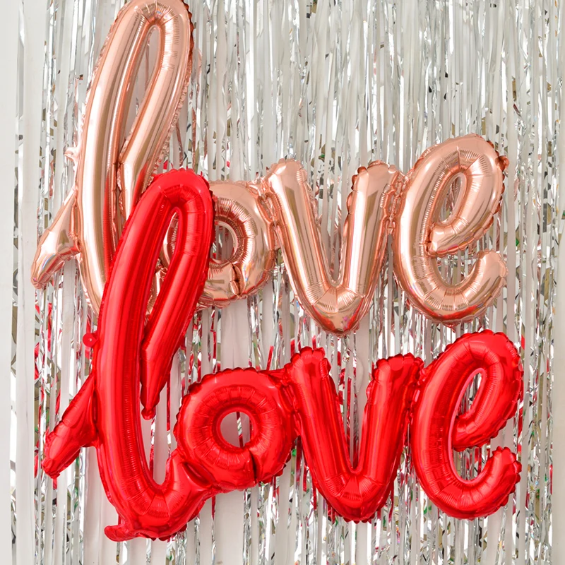 Воздушные шары из фольги 1 шт. надувные для вечеринки на День святого Валентина