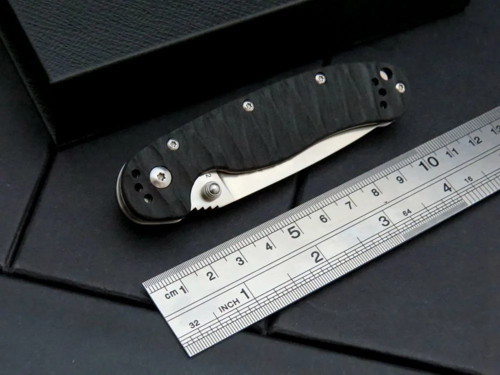 Храбрый истребитель RAT Модель 2 Складные лезвия Ножи AUS 8 лезвие G10 ручка карман