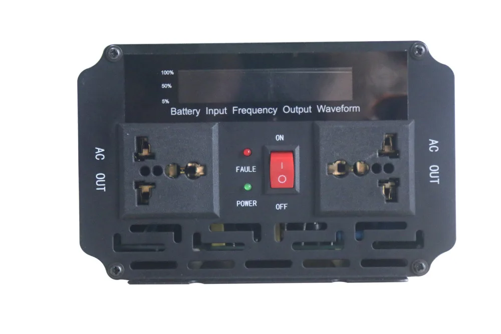 Высокое качество 1500 Вт модифицированный волновой инвертор 20A UPS DC12V/24 V к AC220V с