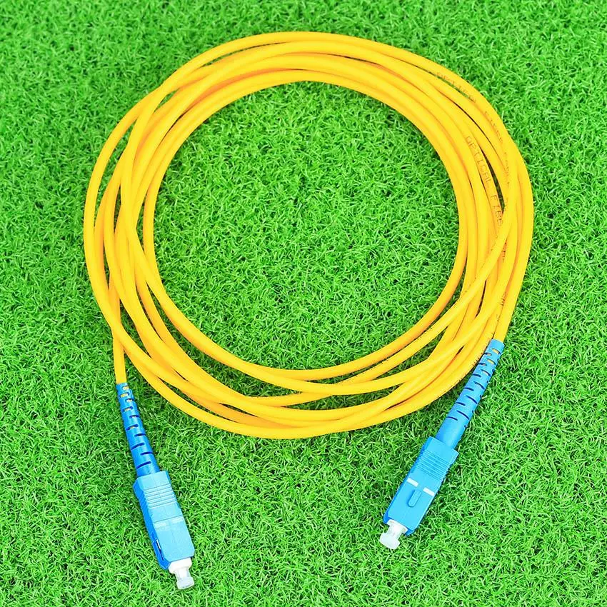 KELUSHI SC-SC Оптическое волокно гибкий FTTH одиночный-тип одножильный провод оптоволоконный кабель кабели 3M Быстрая