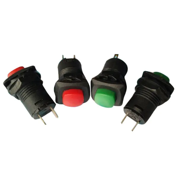 10 шт./лот квадратный кнопочный переключатель с автоматическим замком 12 мм кнопка