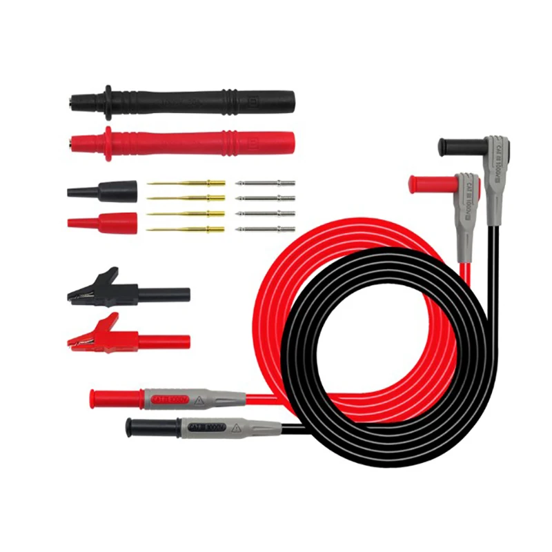 P1300B + Multimeter Needle Probe Set Multifunction Replaceable Clamp Multi Meter Test Lead Kits Alligator Clips | Обустройство дома
