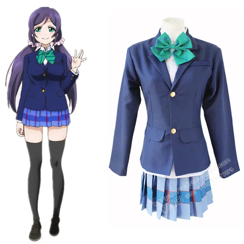 Аниме LoveLive! Love live Kousaka Honoka Minami Kotori школьная форма для девочек платье Маскарадные