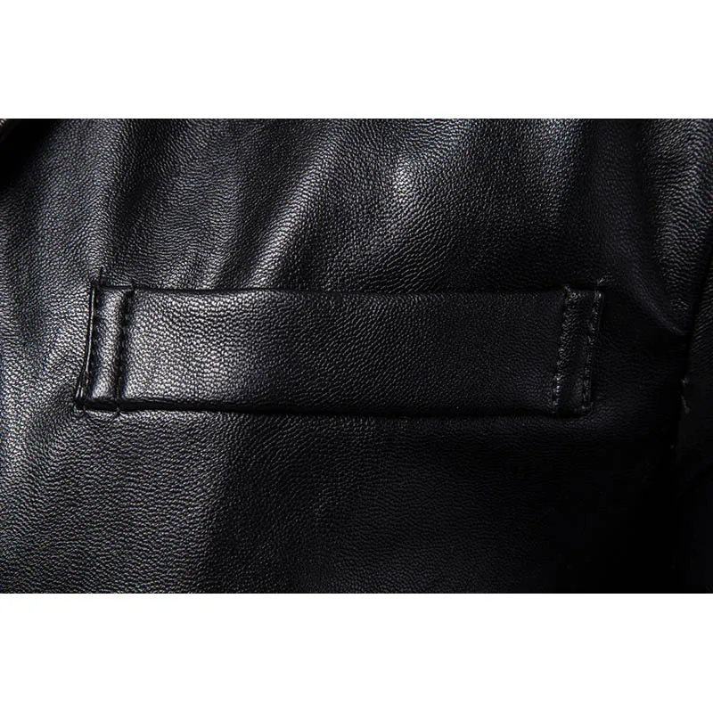 Мужская байкерская куртка из искусственной кожи в деловом стиле|business jacket|jacket