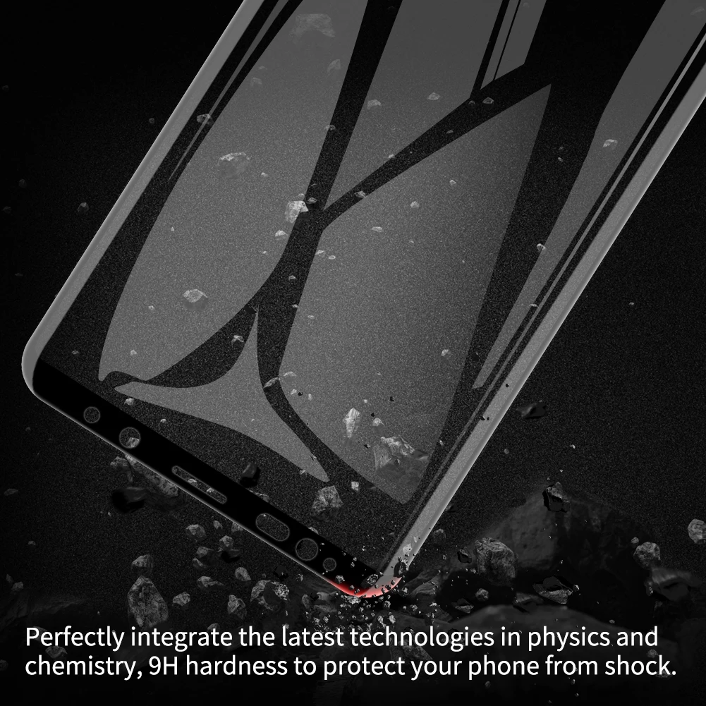 Закаленное стекло для samsung Galaxy Note 8, 9, S9, S9+ Plus, Nillkin DS+ MAX, полностью клеящееся Защитное стекло для samsung Note 9, 3D стекло