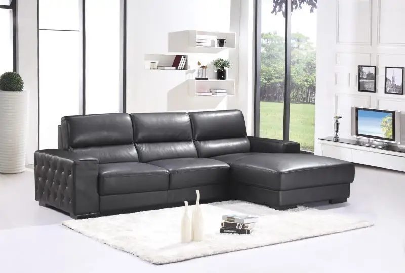 Секционный диван топ в современном стиле из натуральной кожи мебель для