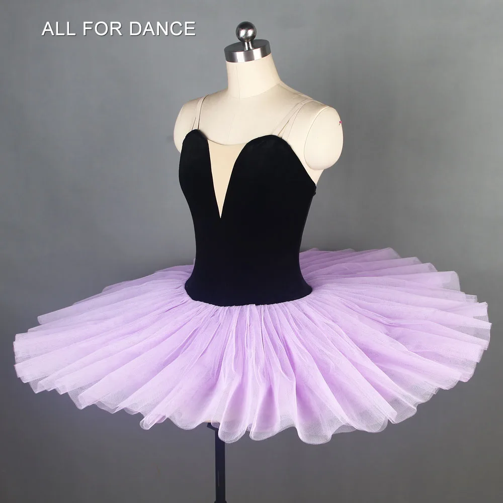 black velvet top bodice Pre-professional ballet dance costumes pancake tutu classical | Тематическая одежда и униформа