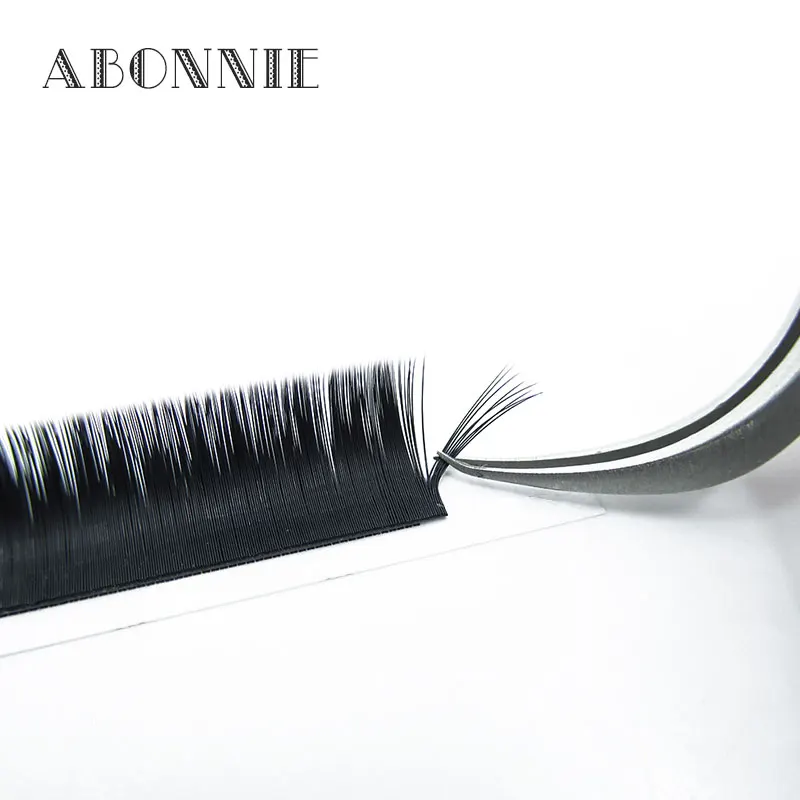 Abonnie Techinology 1 секунда легкий веер вспышка предварительно сделанные объемные ресницы наращивание ресниц макияж ресницы