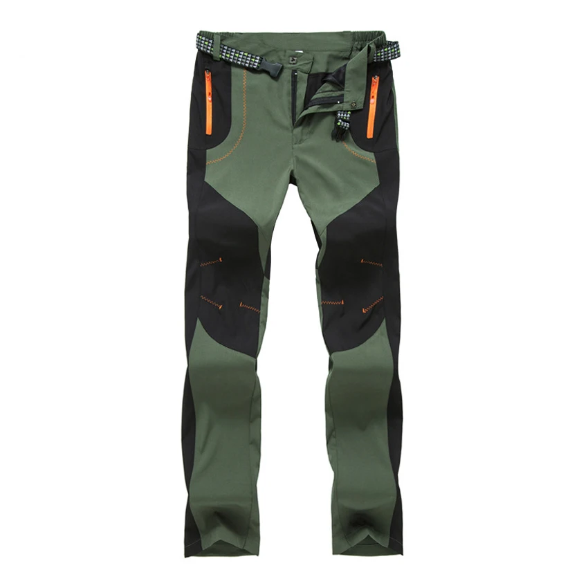 Women Army Green Горные мужские и женские походные тонкие флисовые штаны, уличные брюки, весна-осень, ветрозащитные для кемпинга, лыжного спорта, альпинизма MA227 - Цвет: Women Army Green