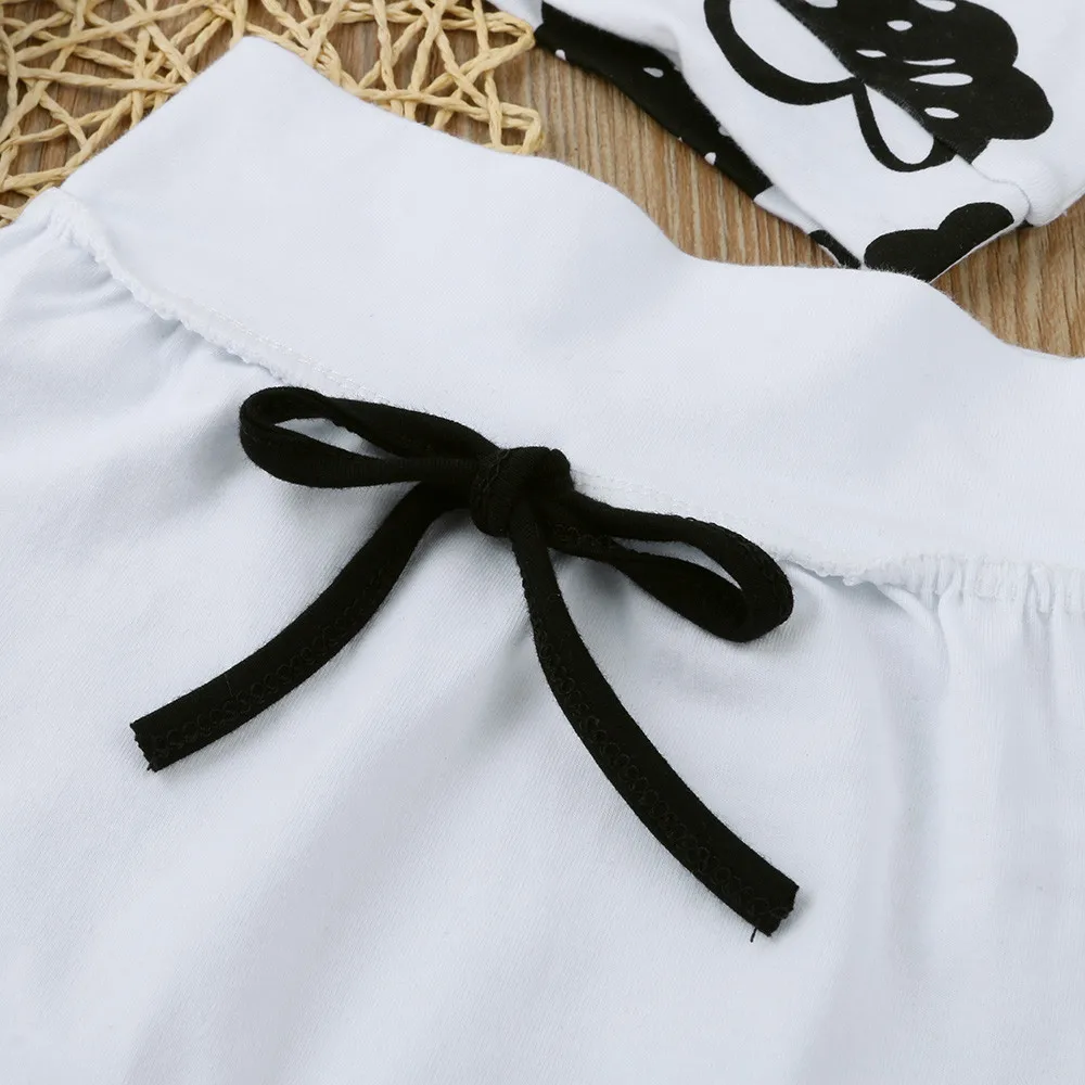 Infant clothes vetement fille girl baby clothing Cloud Print T Shirt Tops+Pants boy first birthday outfit Clothes Set girls | Детская