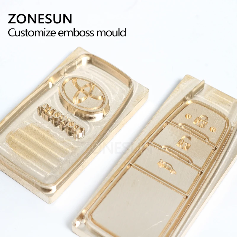 ZONESUN заказной медный латунный штамп деревянная кожаная бумажная форма высечки
