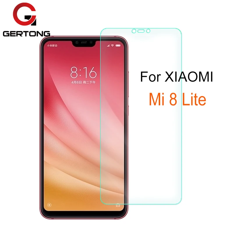 GerTong закаленное стекло для Xiaomi Mi8 Lite защита экрана 9H Защитная пленка Mi 8 Explore mi 9 se на